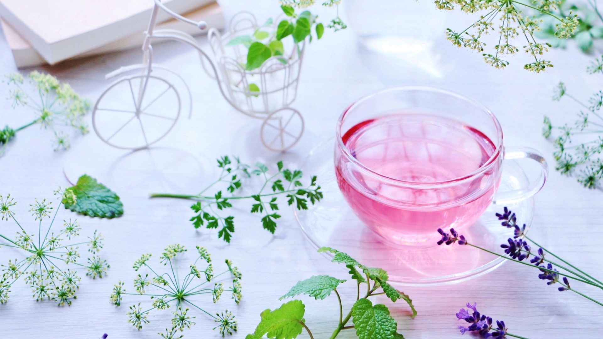 ハーブティー付き企画（イメージ）